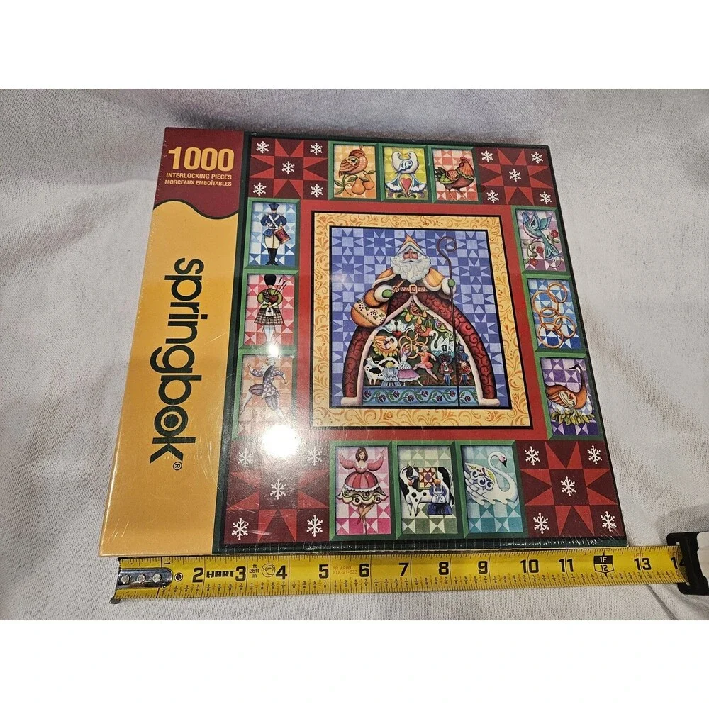 NEW Springbok 1000 Pc Interlocking Jigsaw Puzzle Holiday Theme Multicolor 2008